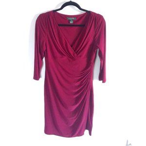 Lauren Ralph Lauren Burgundy Dress